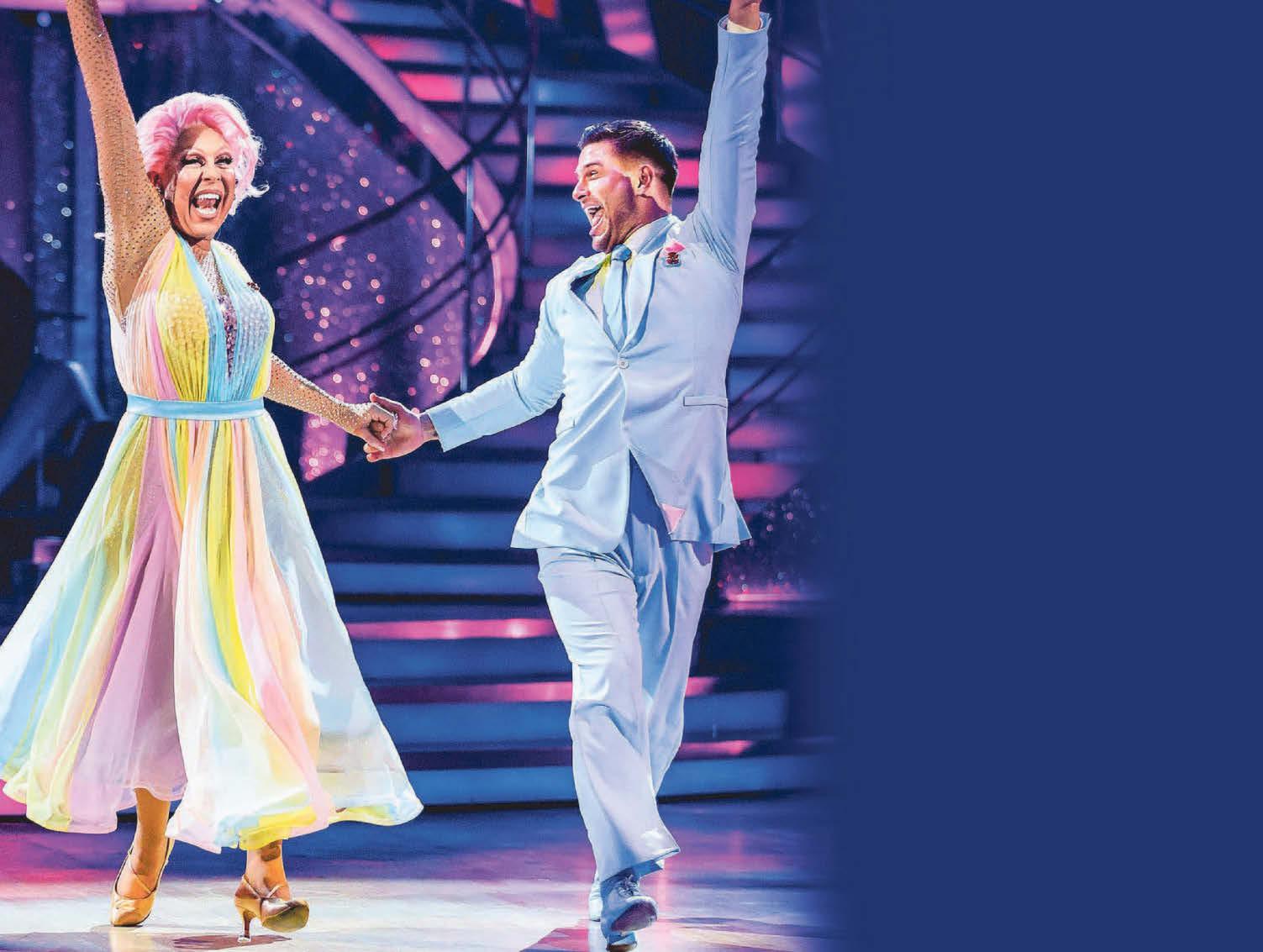 Glitterball first, then it's Claudia's job!