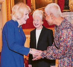 Camilla's heart in the write place as she honours teenage authors