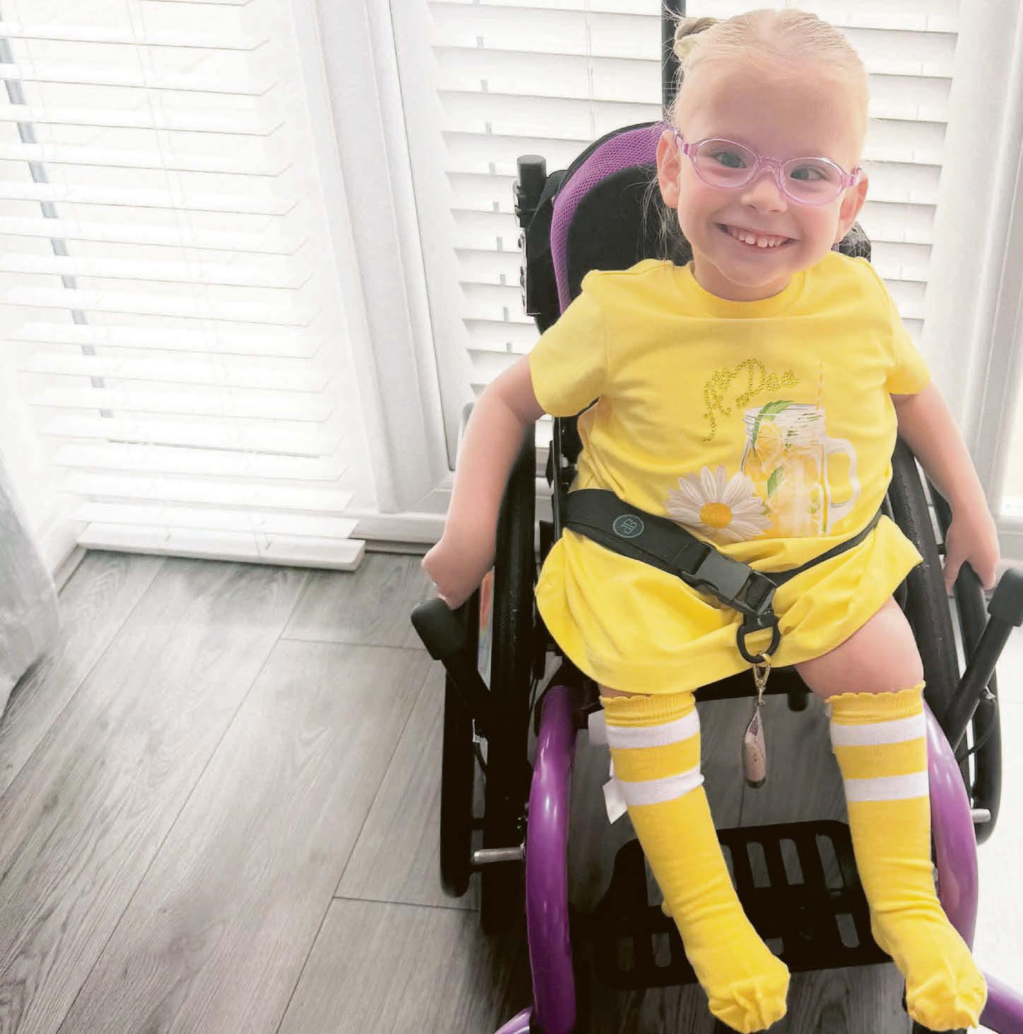 'Whizz Kidz have given her independence ...she's more confident, a little warrior