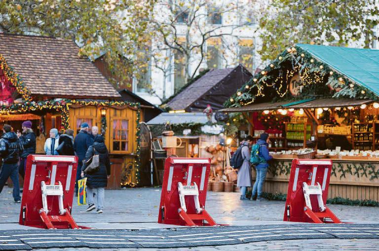 Terrorists have won if we cower behind Xmas stall barriers