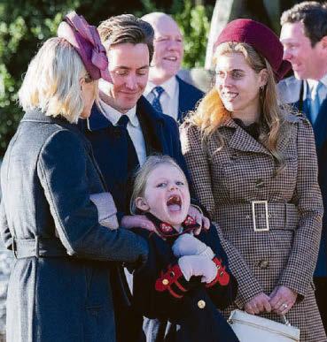 Spritely King leads festive family to church