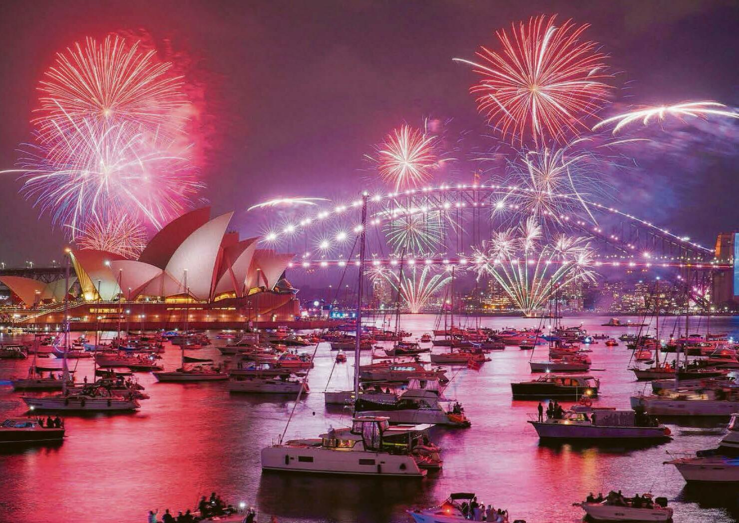 It's a colourful and cold start to 2026