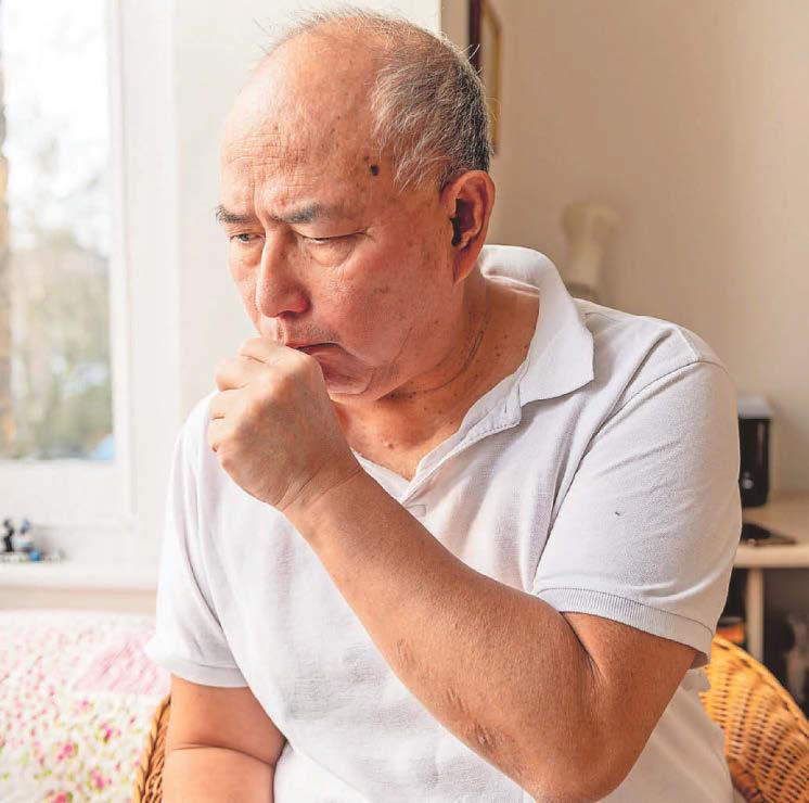 What could be the cause of constant tiring coughing?