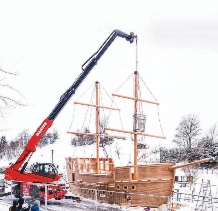 Shiver me timbers... it's new centrepiece for Diana play area