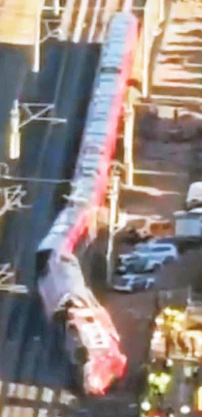 At least 40 dead in train crash horror