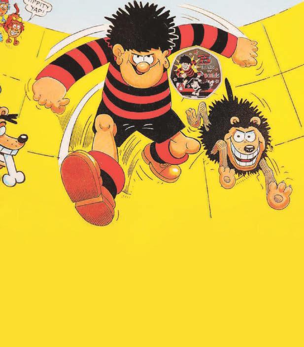 Dennis and Casher! Comic icons on 50p