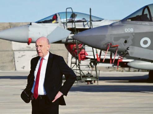Cyprus RAF base on 'missile' alert as Healey visits