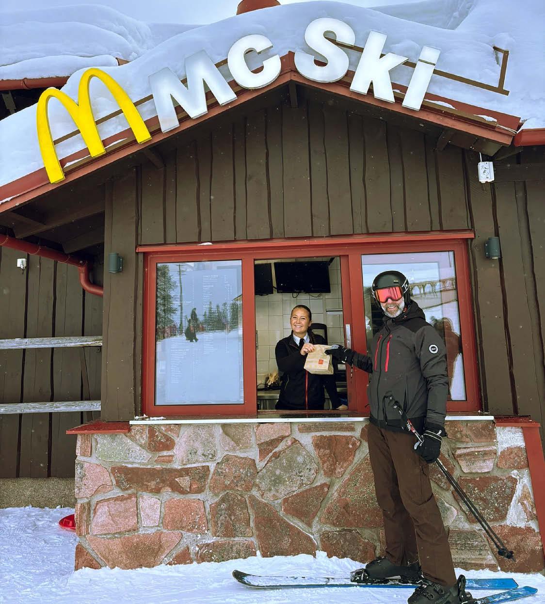 Ski-thru McDonald's a first for super-fast food
