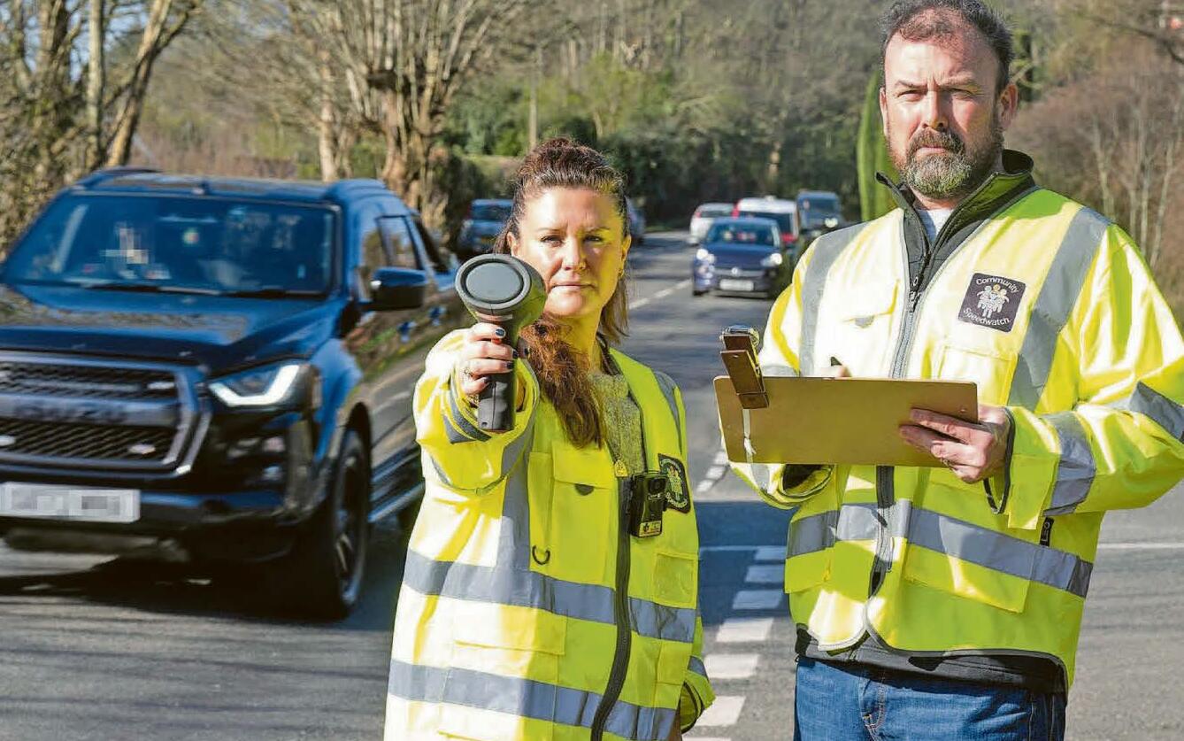 Couple who have caught 100 speeders