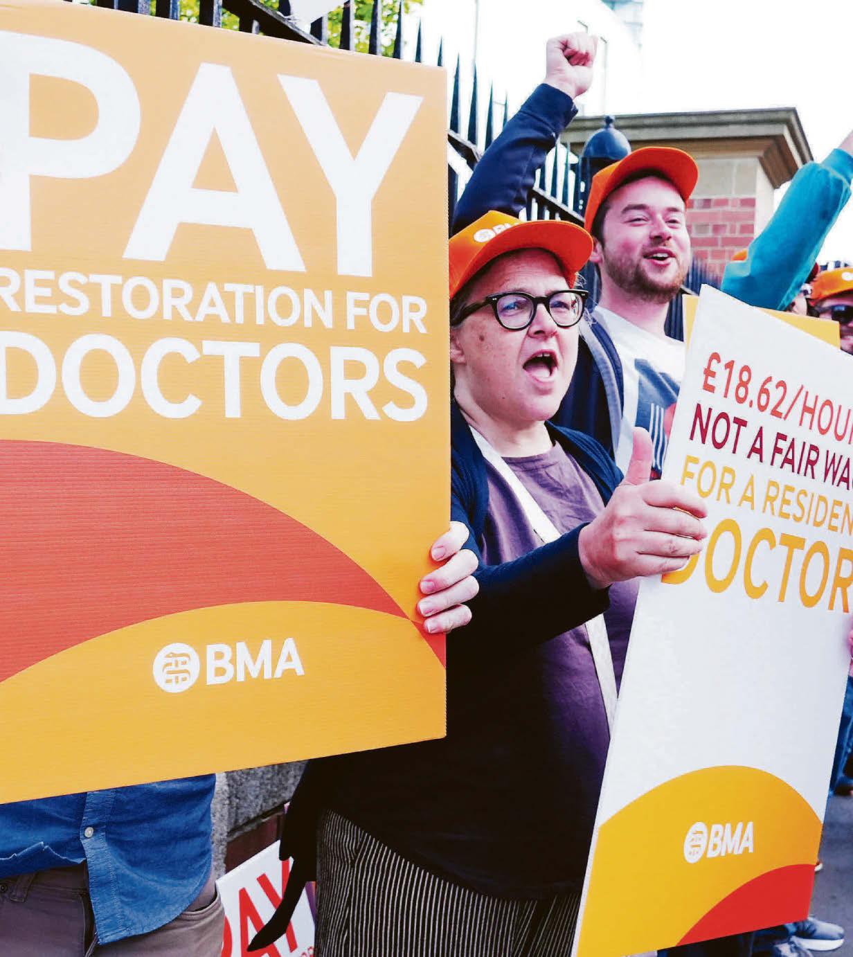 DOCTORS 'HOLD PATIENTS HOSTAGE' WITH STRIKES