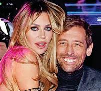 Crouchy spent our ski hol on top of woman