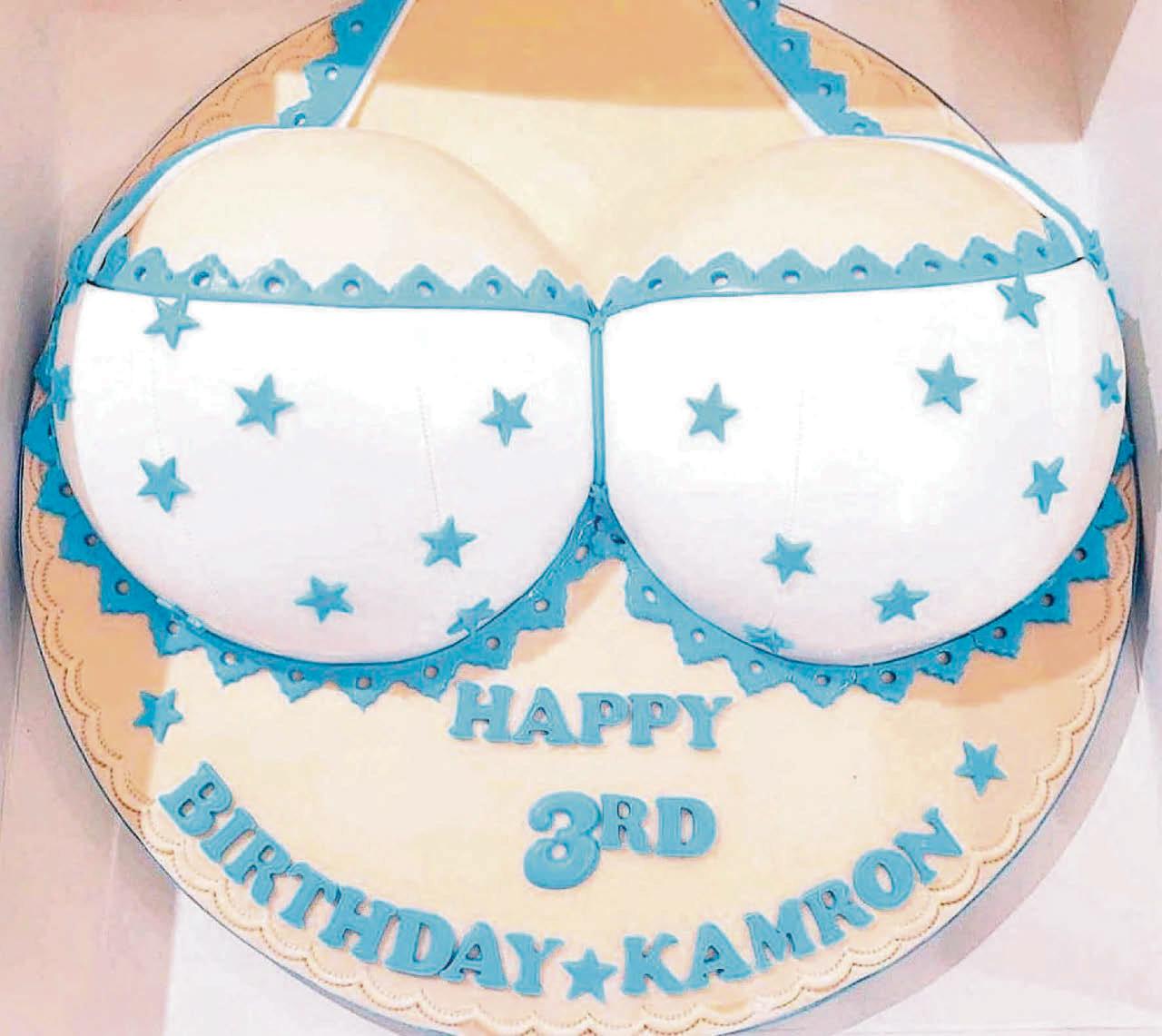 Boob cake has its knockers