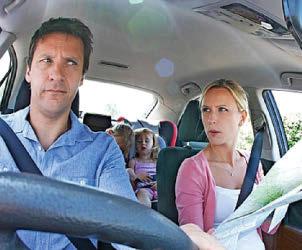 CAR PASSENGERS DRIVING US MAD