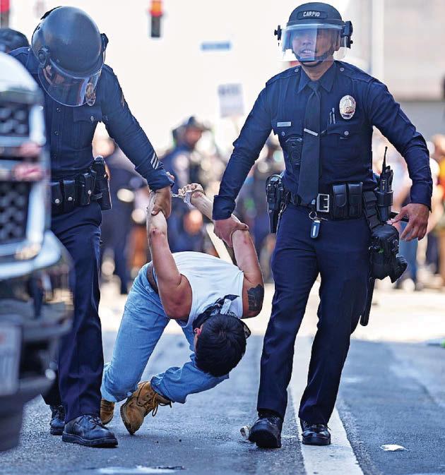 Trump sued over LA riots