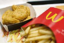 MCDONALD'S LOSING OUT AS PUNTERS PICK RIVALS