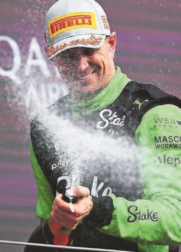 INCREDIBLE HULK OUT TO BUILD ON FIRST PODIUM