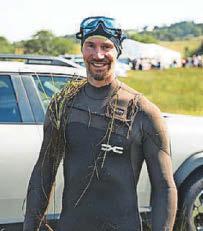 I'm the world's first pro bog snorkeller!