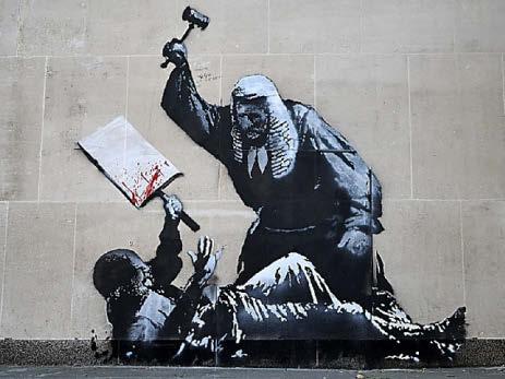 Will court stunt unmask Banksy?