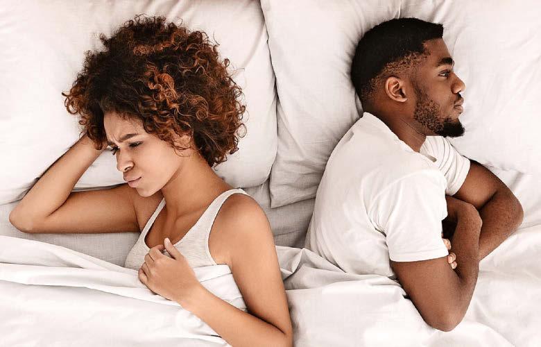 He's sulking over poor sex ratings