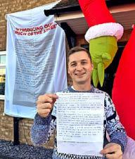 Dave has revenge on local GRINCH