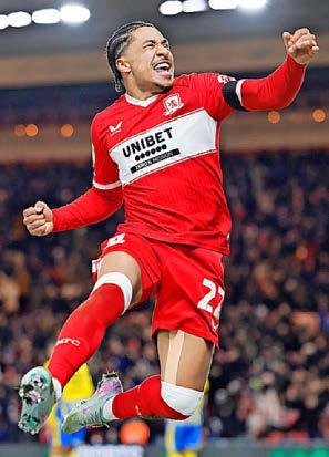 BORO ARE UP FOUR IT