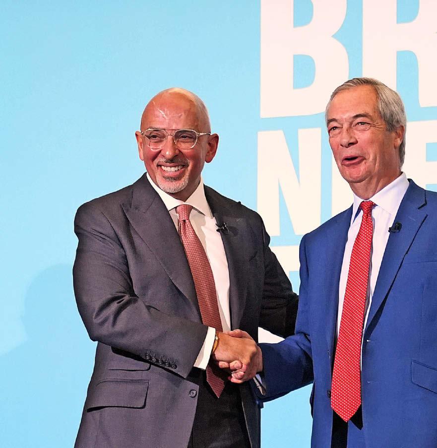 Nige grabs Nad