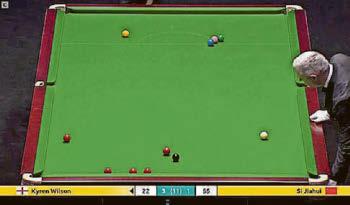 SNOOKER FANS' TV FRAME WIN