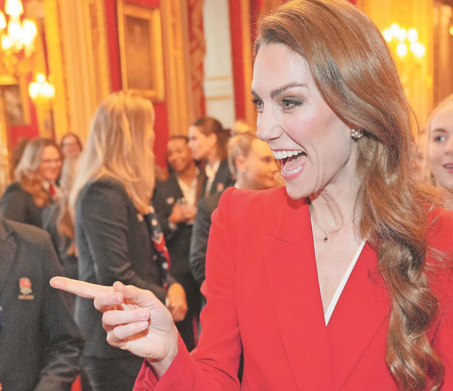 Kate's scrum up Roses..