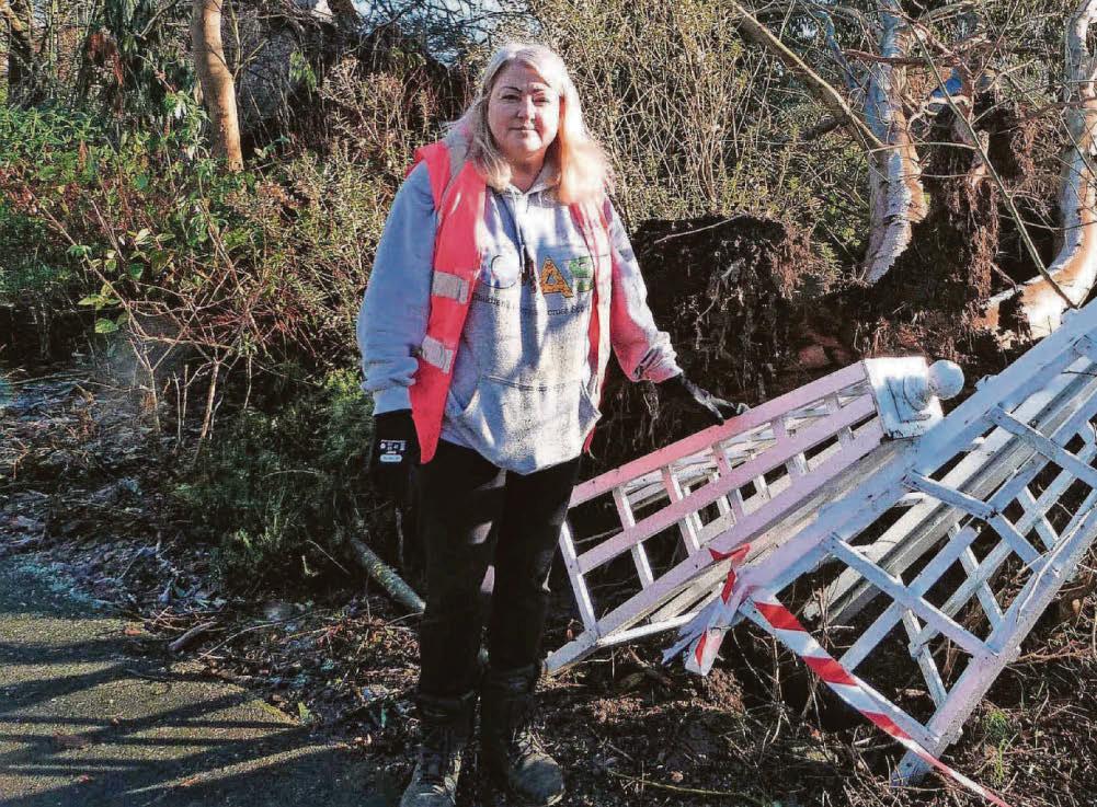 KIDS' HOSPICE GARDEN LEFT DEVASTATED