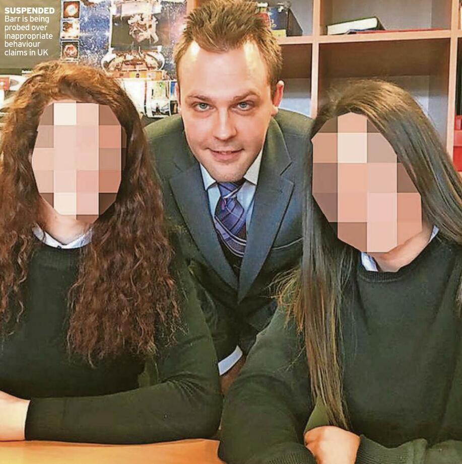 UPSKIRTING ROW SIR SACKED IN OZ