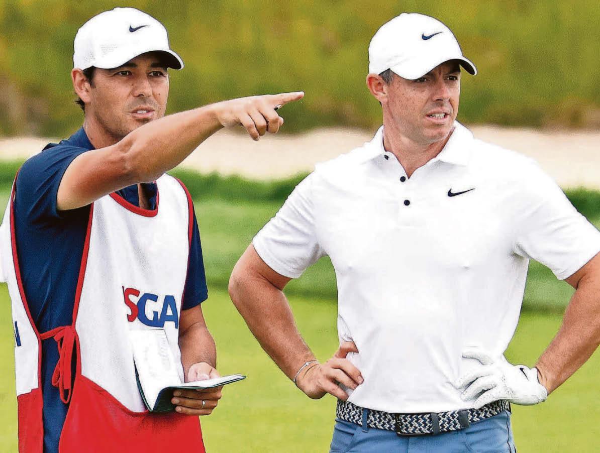 FINISH GIVES RORY A RUSH