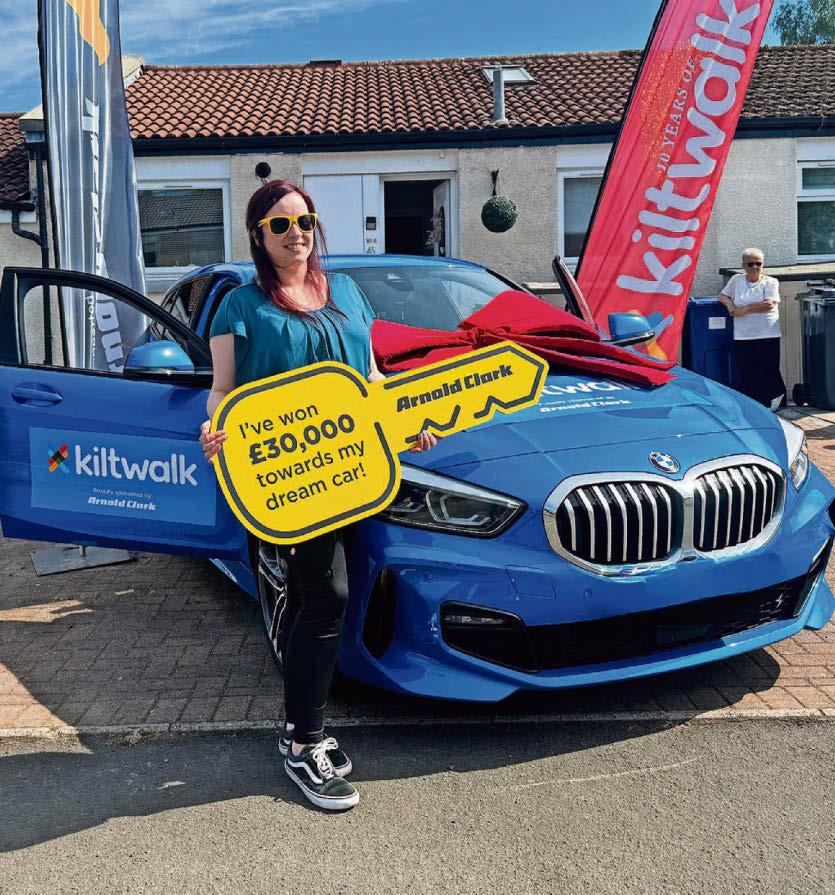 Kiltwalker Fiona wins £30k to go for a run