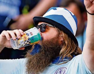 Football drink ban lifted..for two matches
