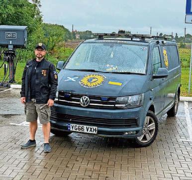 The Russian drones are targeting our aid convoys