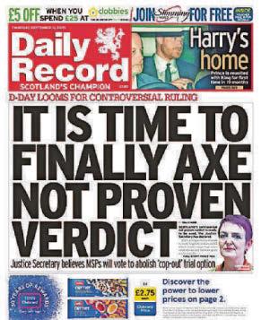 FAMILIES' RELIEF AS HATED VERDICT IS BINNED AT LAST