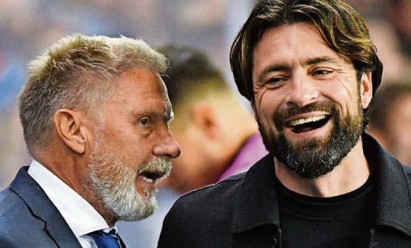 They Fink it's all over and it's no laughing matter for Russ at Gers