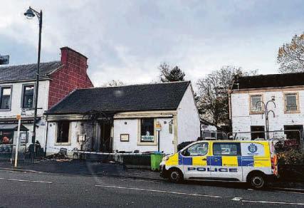 Village diner No2 hit by firebomb attack