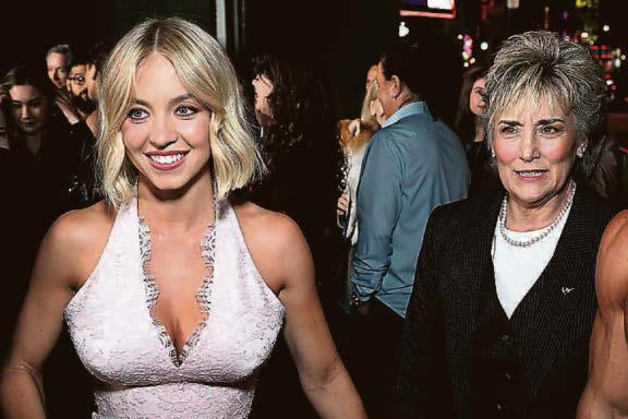 Syd's knockout look for boxing film premiere