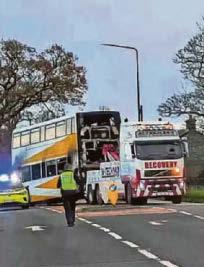 Scared pupils evacuated from burning school bus