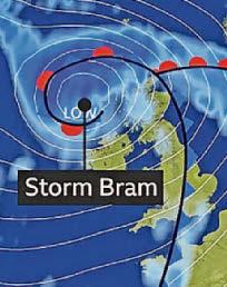 STORM BRAM TO HIT WITH 90MPH WINDS