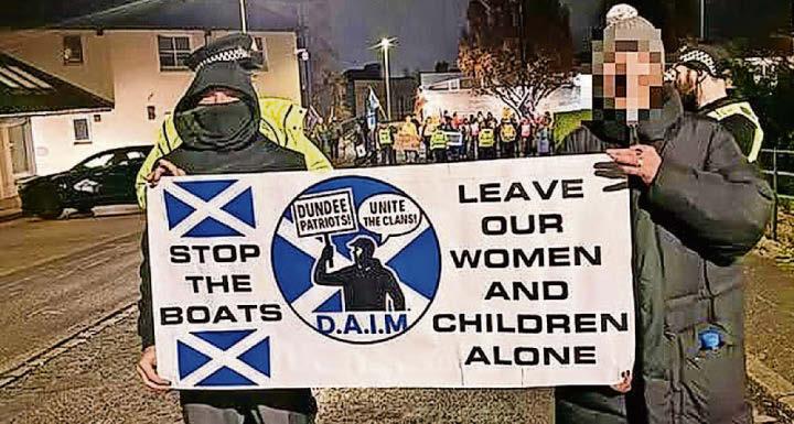 Residents in Dundee street tell of fears at rallies just yards from doors