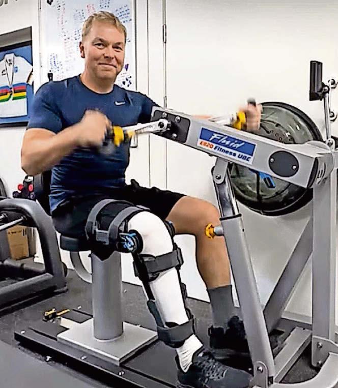 Chris still Hoy and hearty
