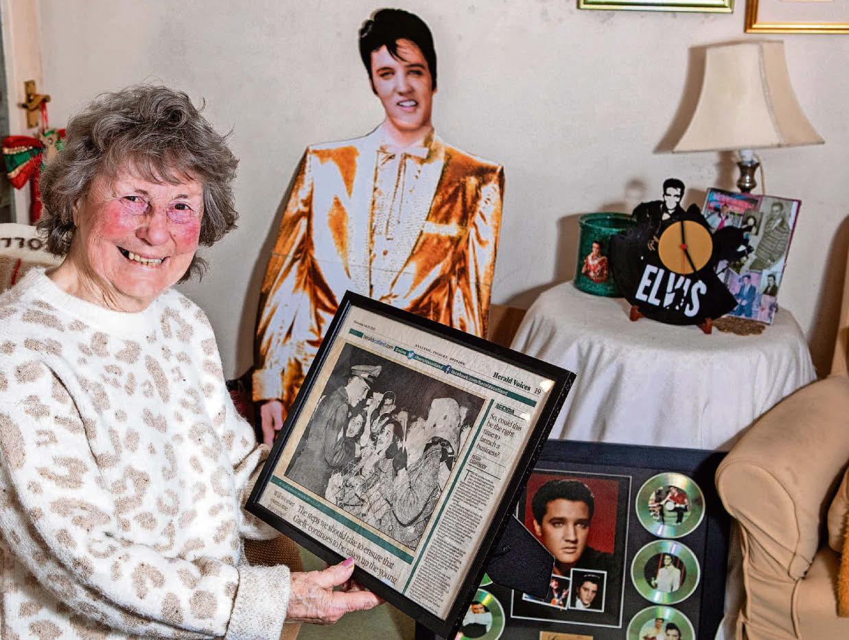 Meeting Elvis left me all shook up