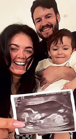 Baby joy for Scarlett and fiance Scott