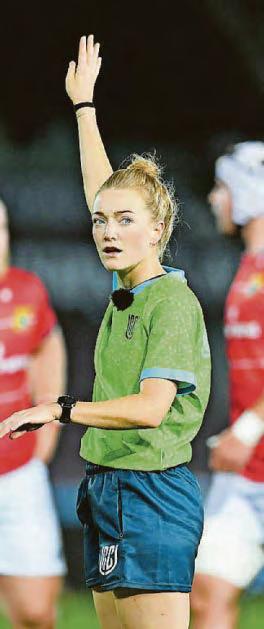 Historic moment as Hollie refs final