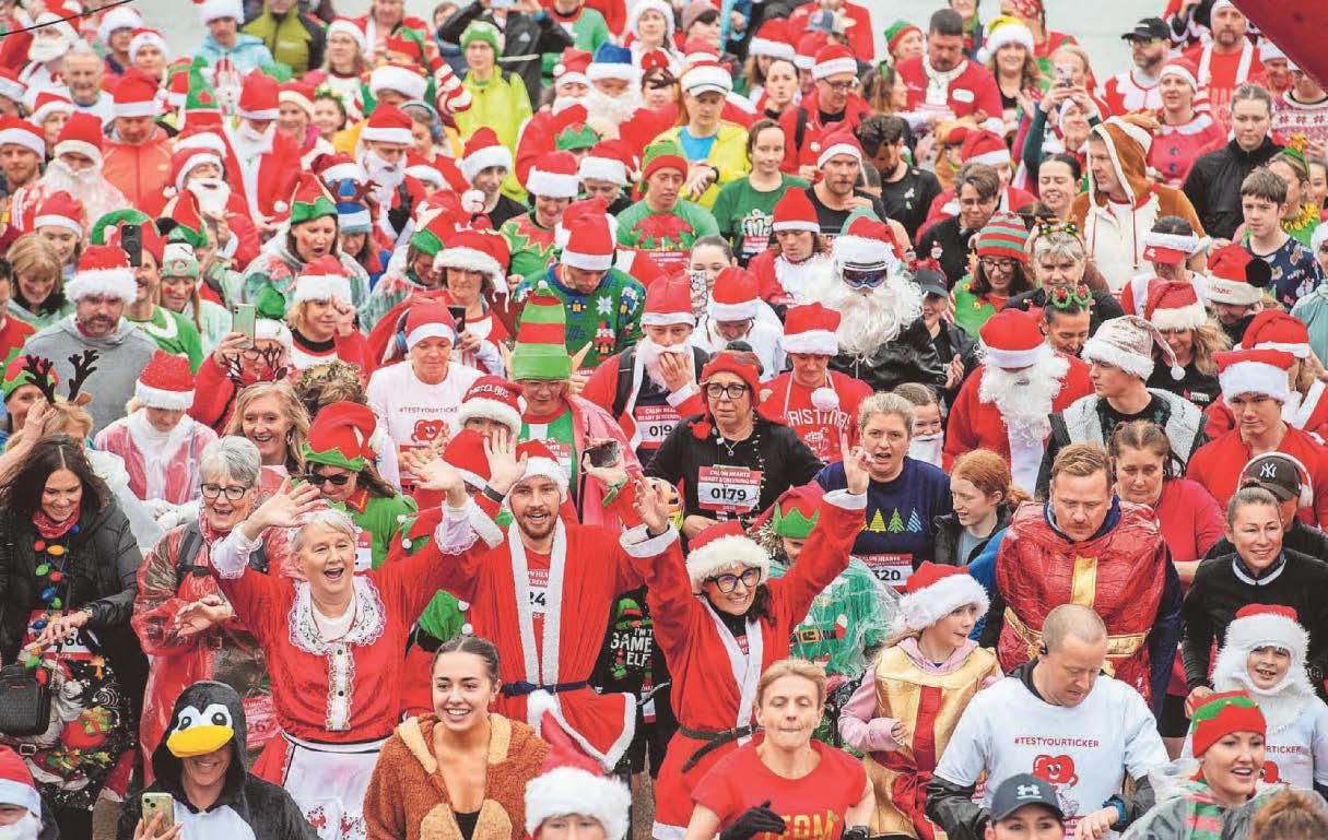 Sleigh-ing it for charity! Santa runners flock to Bay