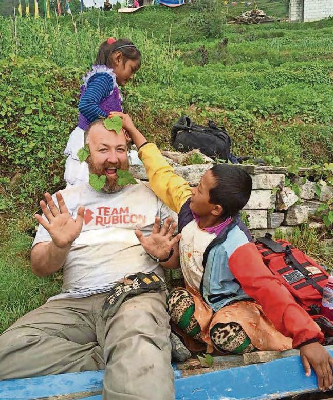 Dad's inspiring Nepal relief work story