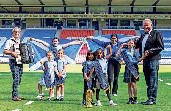 Pupils get moving for the Craig Gordons