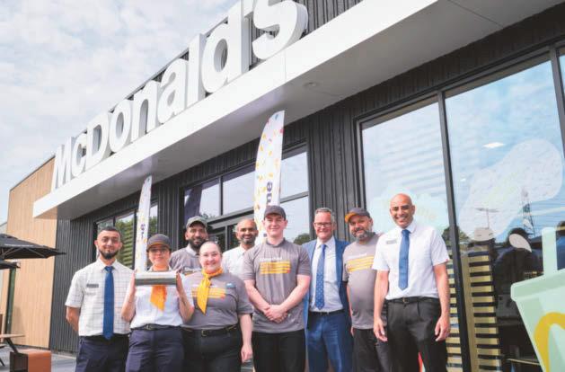 Fast food restaurant is open for business, creating 85 jobs