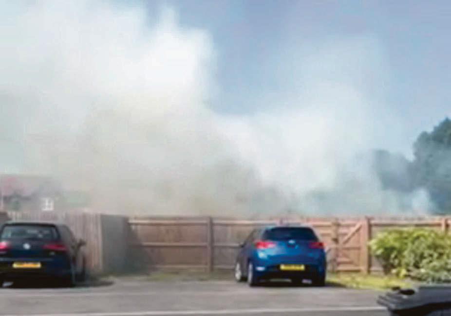 Railway closed as loco is linked to wildfire